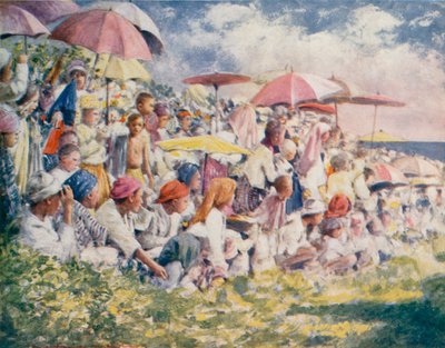 Watching a Boat-Race by Mortimer Ludington Menpes